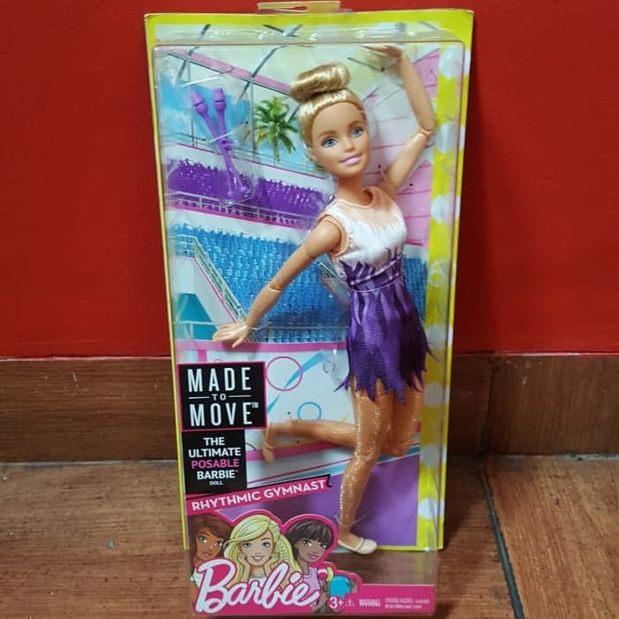 Barbie Made to move Gymnastic Diskon