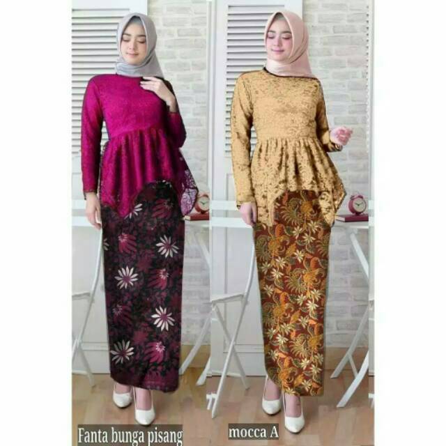 Set Kebaya Brukat Ashanti