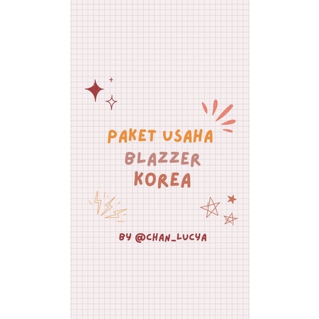 Paket Usaha Blazzer 15 Pcs