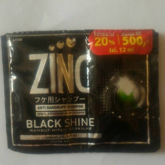 Zinc shampoo Black Shine 12ml