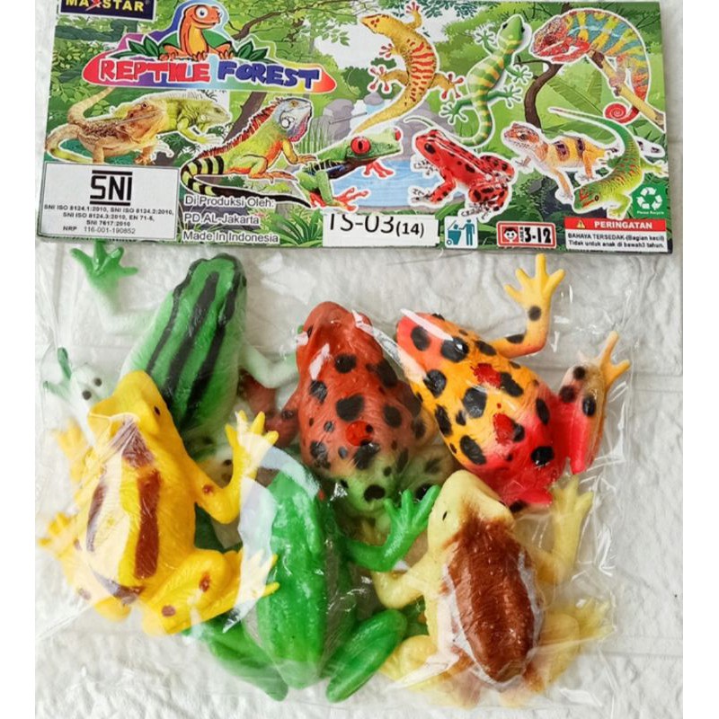Mainan Kodok Katak isi 6pcs
