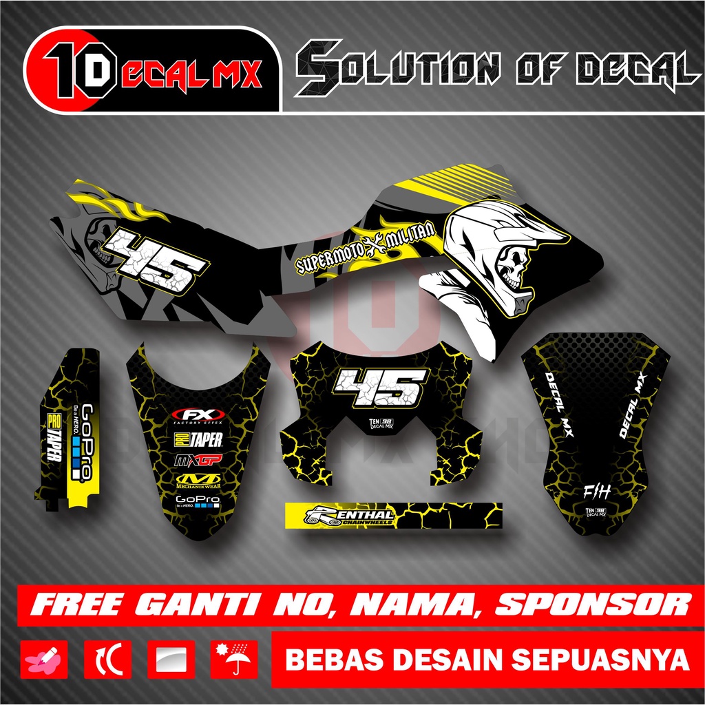 Decal Dtracker New Full Body Supermoto