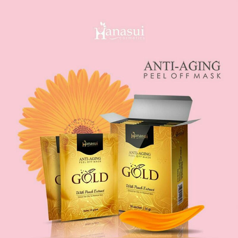 hanasui masker gold