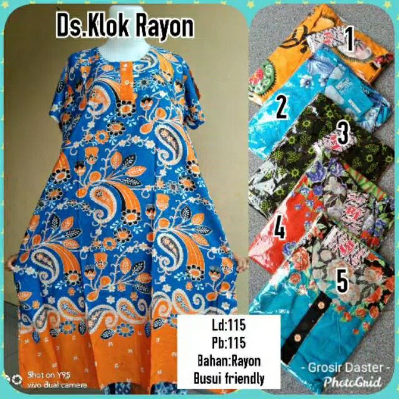 daster klok rayon busui