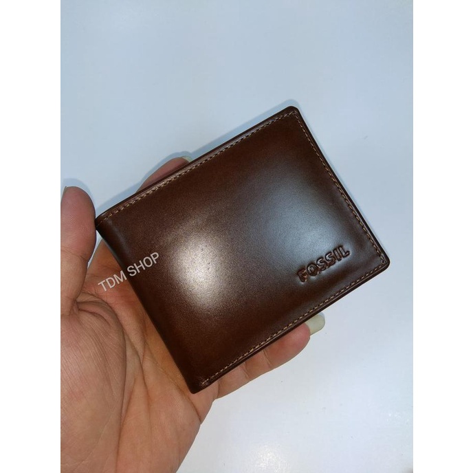 DOMPET PRIA KULIT ASLI MOTIF HALUS