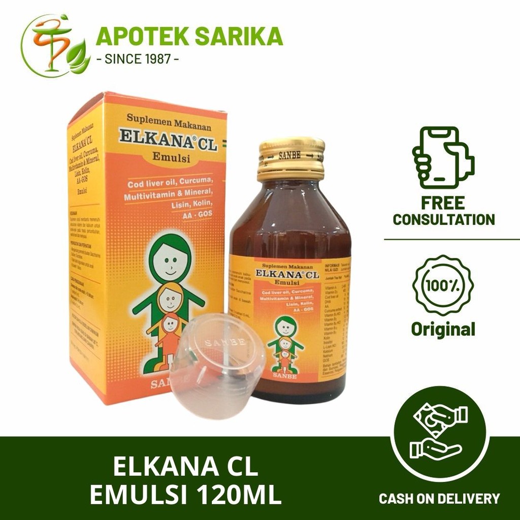 ELKANA CL EMULSI 120ML