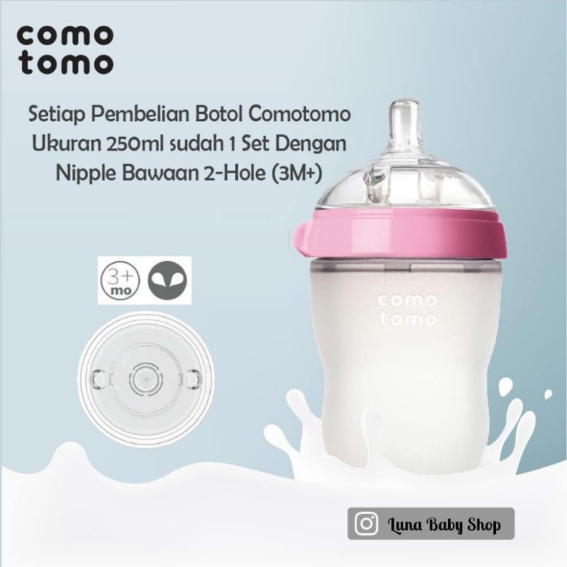 Comotomo Botol 250ml dan 150ml isi 1