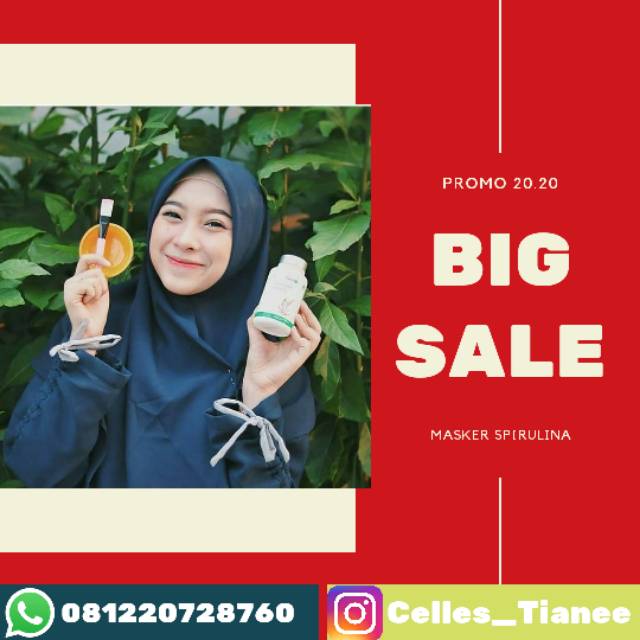 Masker spirulina