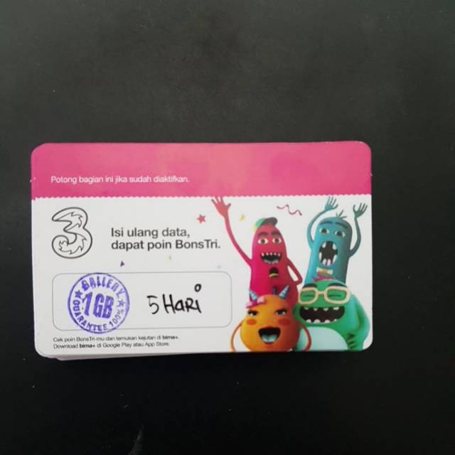 VOUCHER TRI 1GB 5HARI