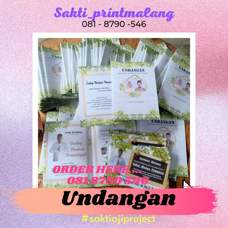 undangan pernikahan simple murah