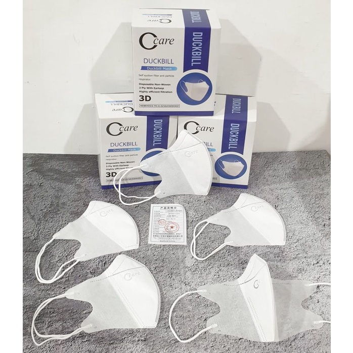 Masker Duckbill CCARE Putih