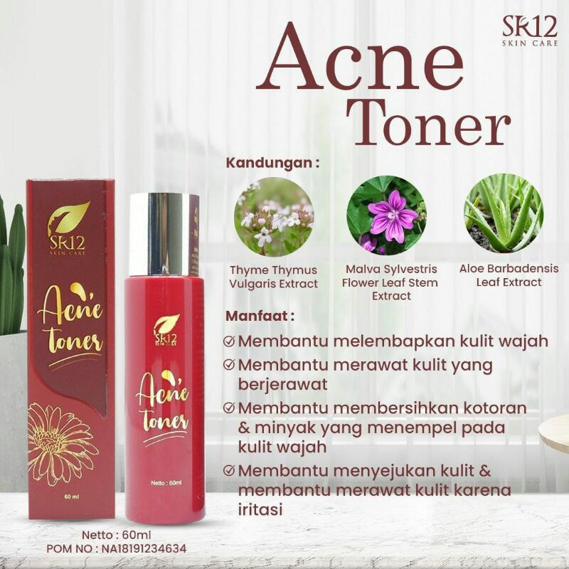 ACNE TONER SR12