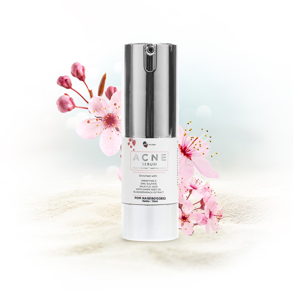 MS GLOW ACNE SERUM 100% ORIGINAL