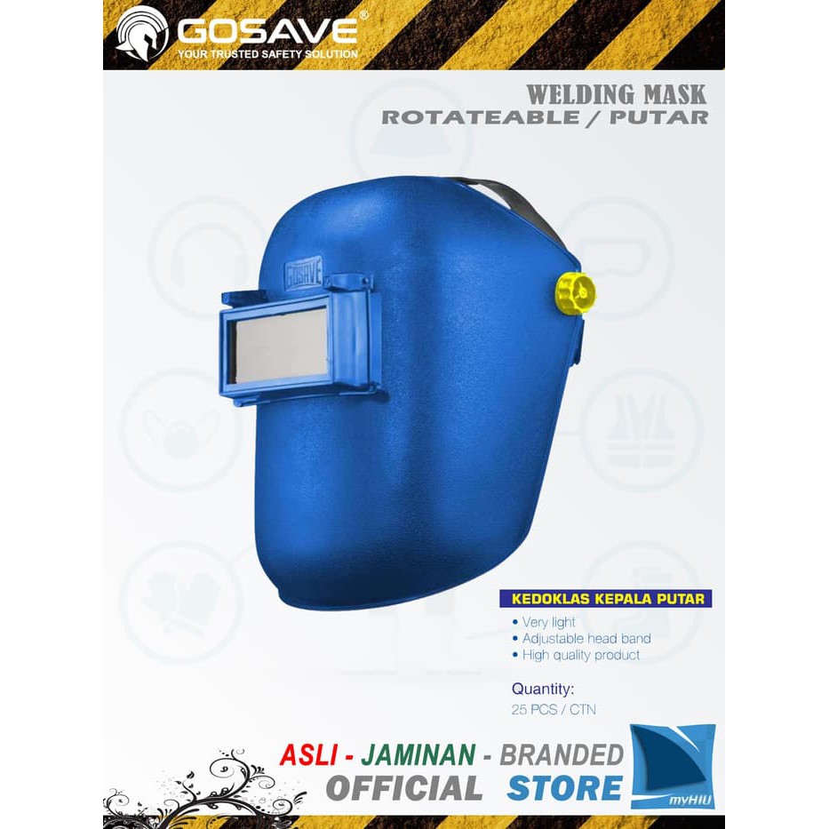 KEDOK LAS PUTAR GOSAVE HELM LAS PUTAR GOSAVE INCLUDE KACA