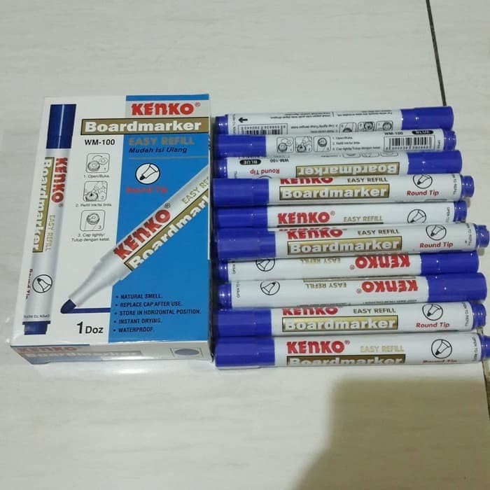 Spidol KENKO Boardmarker - BIRU