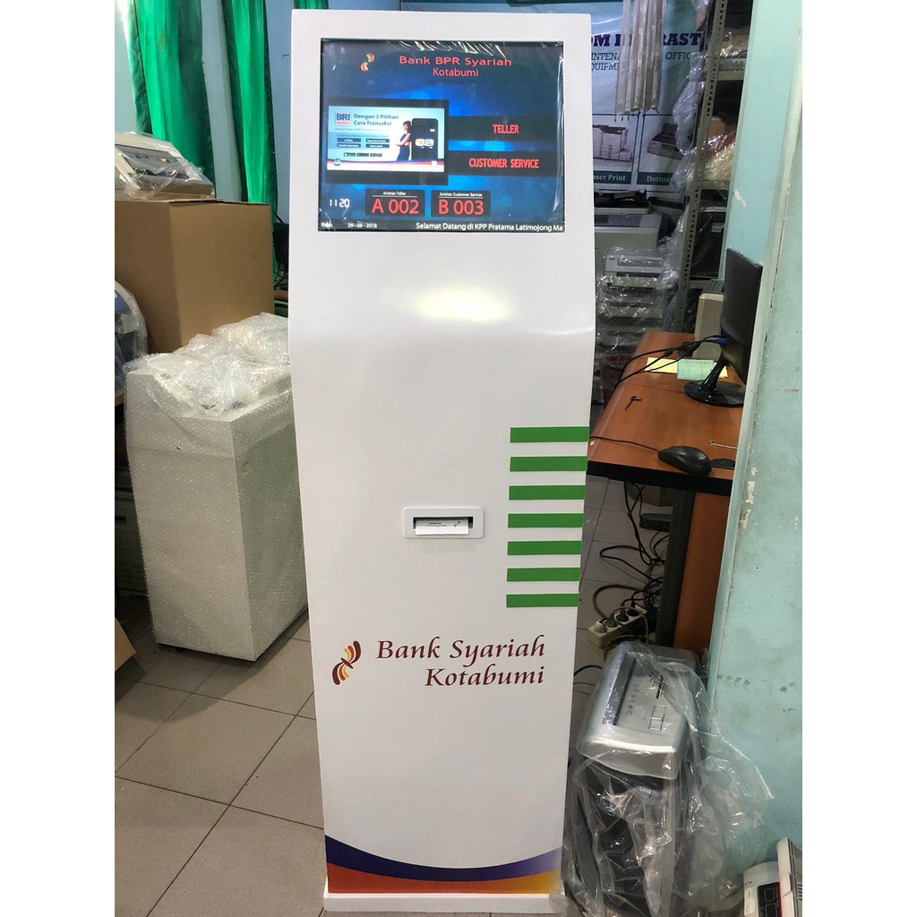 Mesin Antrian Publik Paket Touchscreen