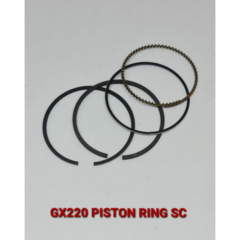 GX220 ring seher piston ring set std