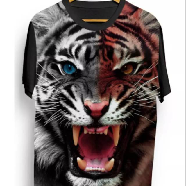 Kaos Pria Macan Merah