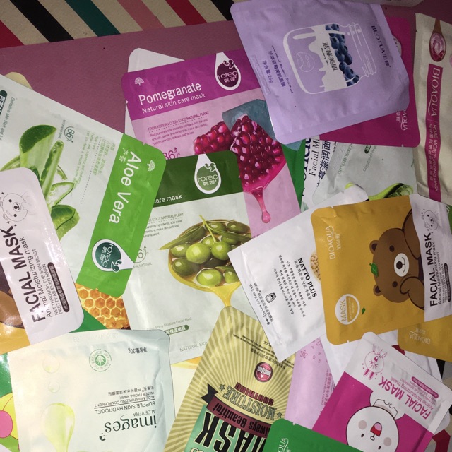 Masker wajah bioaqua
