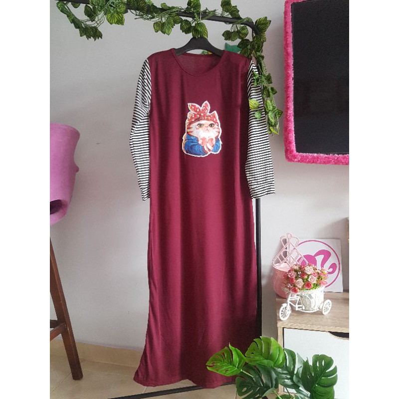 Longdress/gamis kucing.