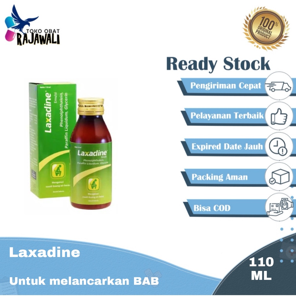 Laxadine 110ml perbotol pelancar BAB