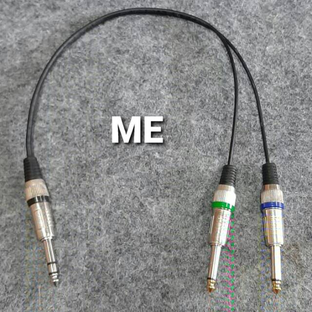 kabel insert TRS 6.5mm stereo 3m