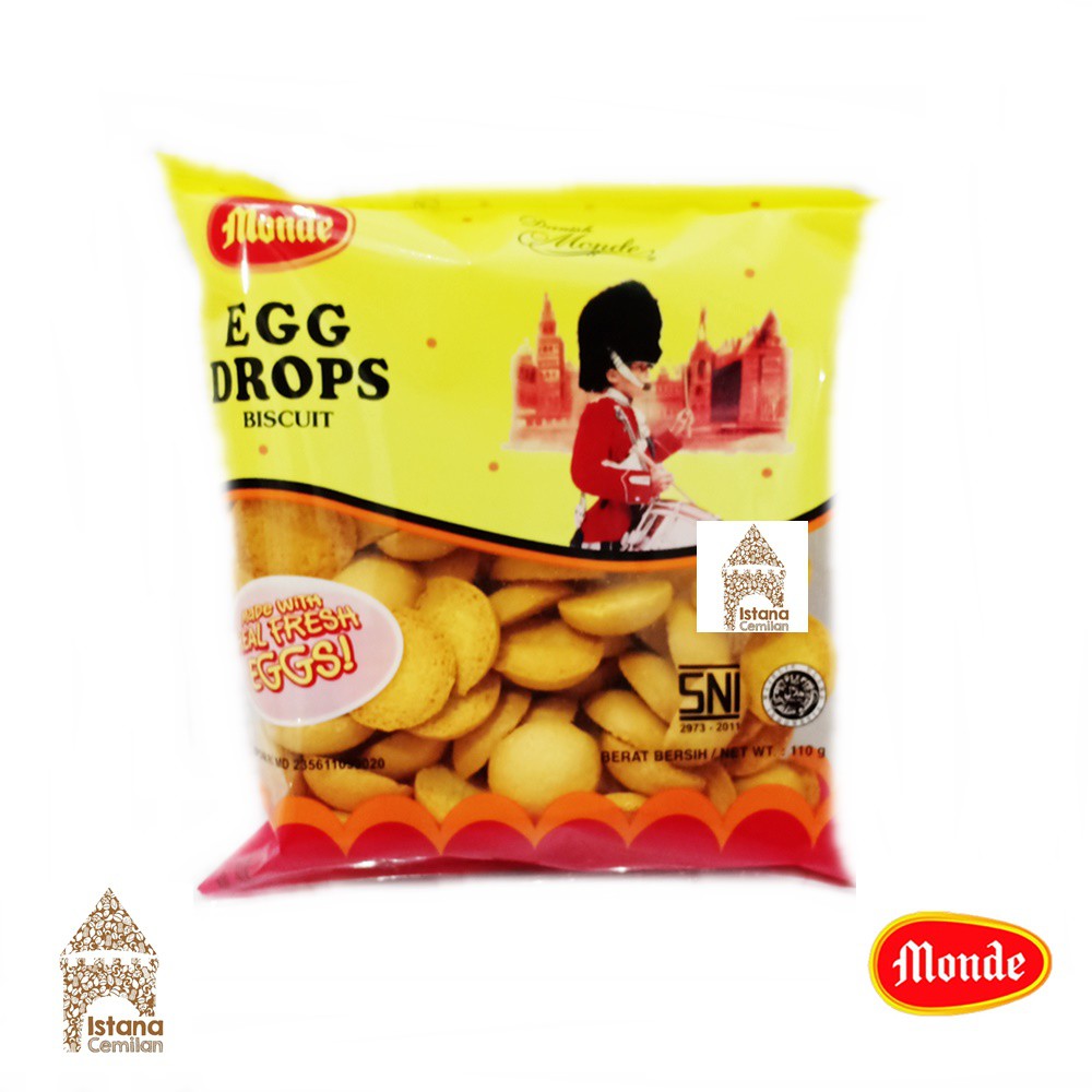 Monde Egg Drops Biscuit 110 Gram