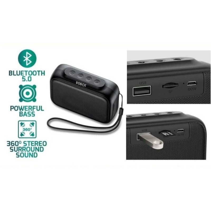 [MB] ROBOT RB 100 Speaker Bluetooth 5.0 Mini Portable Support Micro SD