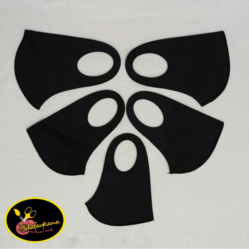 Masker Hitam Bahan