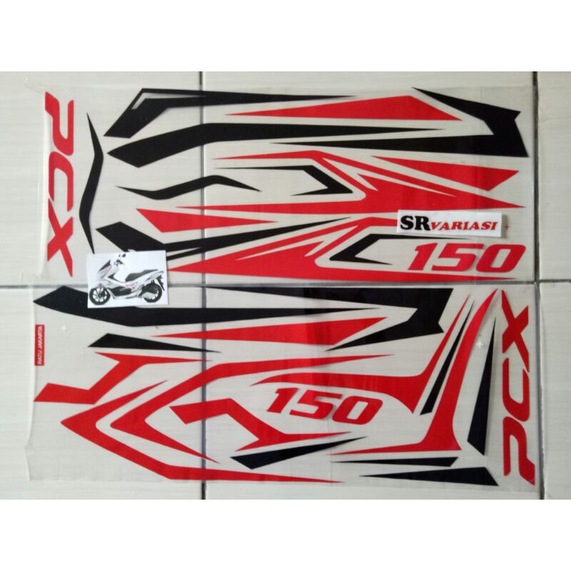STRIPING PCX TRANPARAN (variasi)