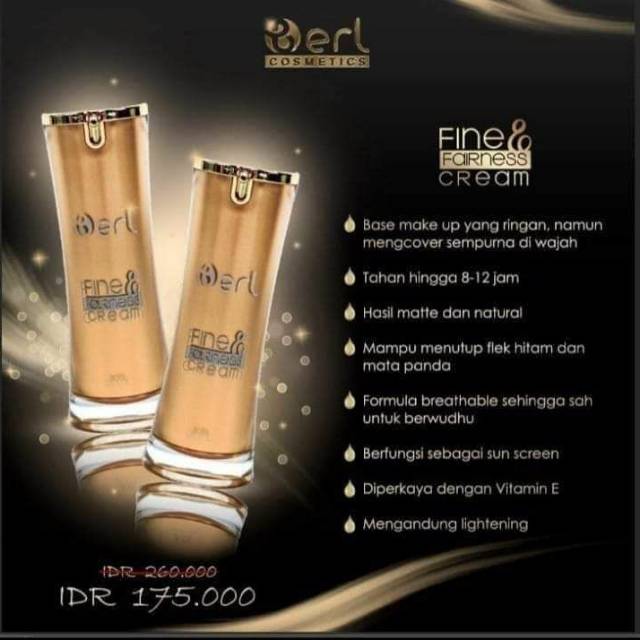 FOUNDASION RINGAN FF CREAM B ERL