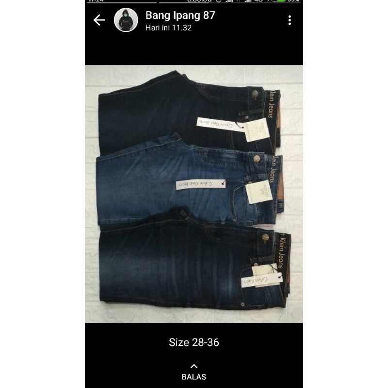 celana jeans pria