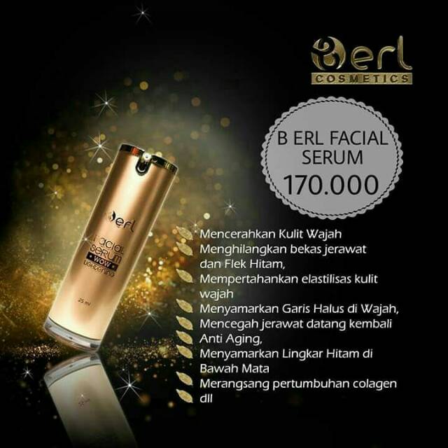 B erl facial serum