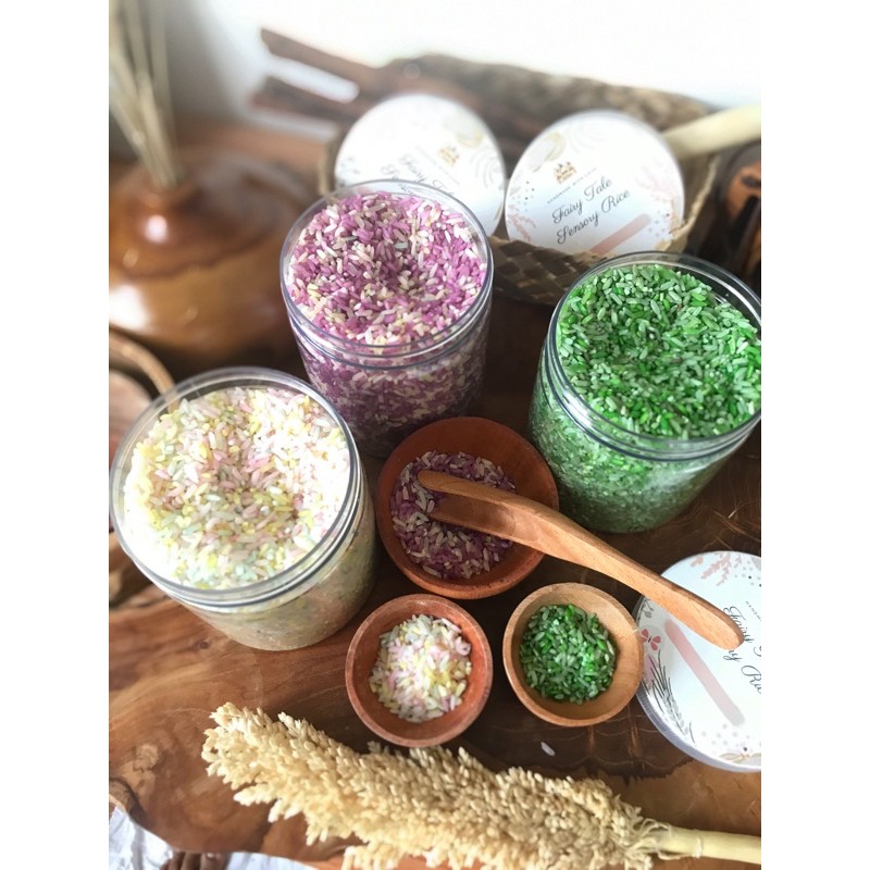 fairy tale sensory rice