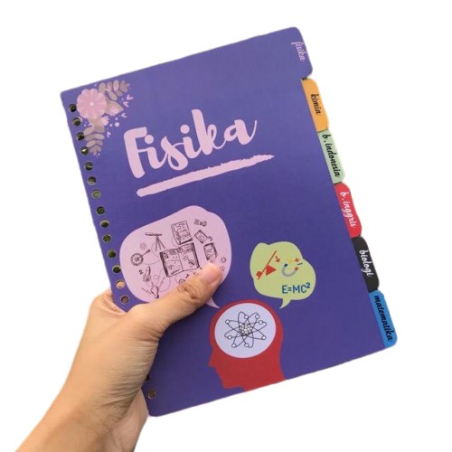 6PCS PEMBATAS BINDER CUSTOM / BINDER DIVIDER