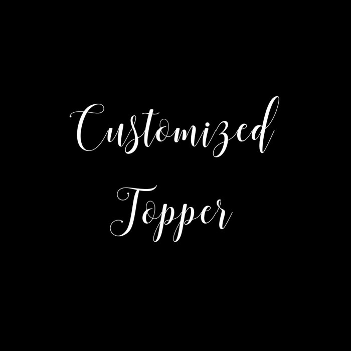 crispu | Customized cake topper