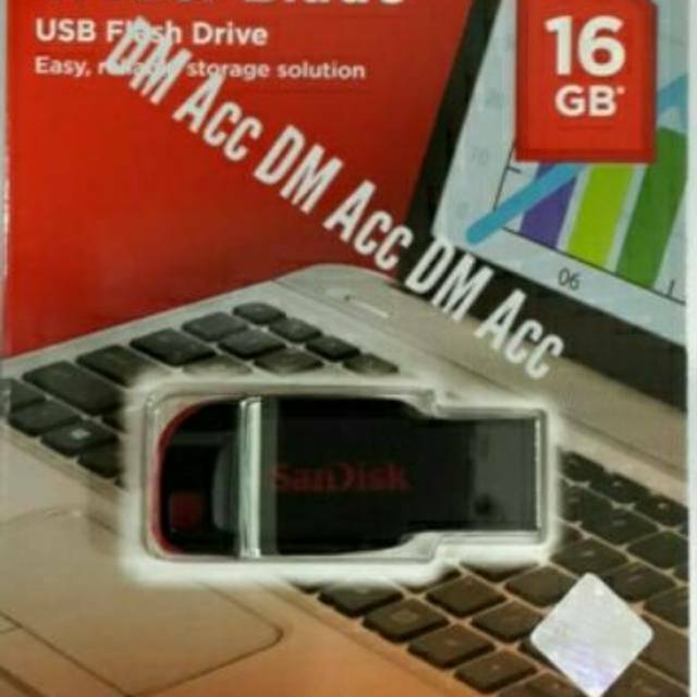 flashdisk sanDisk 16gb/original/cruzer blade CZ50