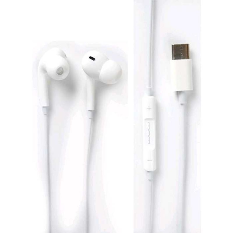 WUW EARPHONE FOR TYPE-C R126 WHITE
