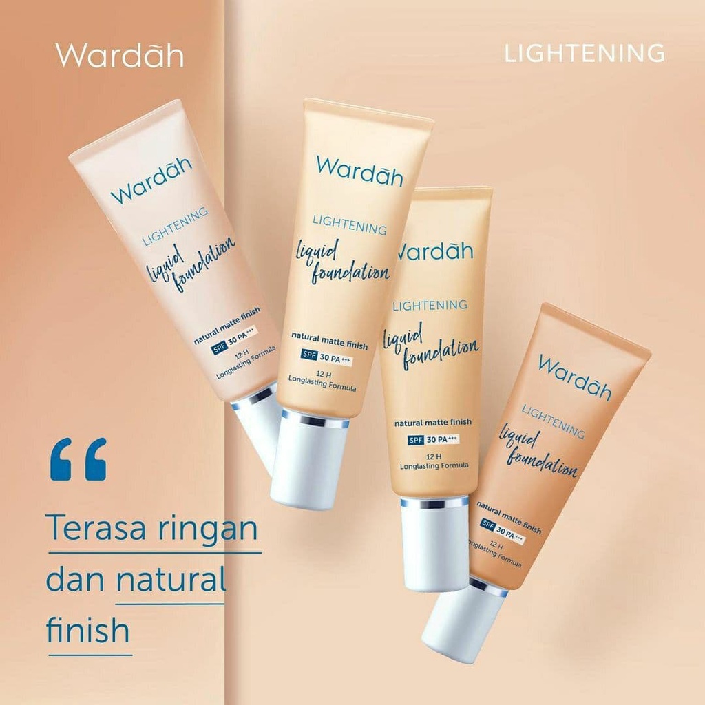 Wardah Lightening Liquid Foundation