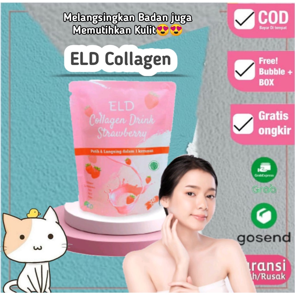 Ampuh!! Pelangsing Badan Eld Collagen Putih