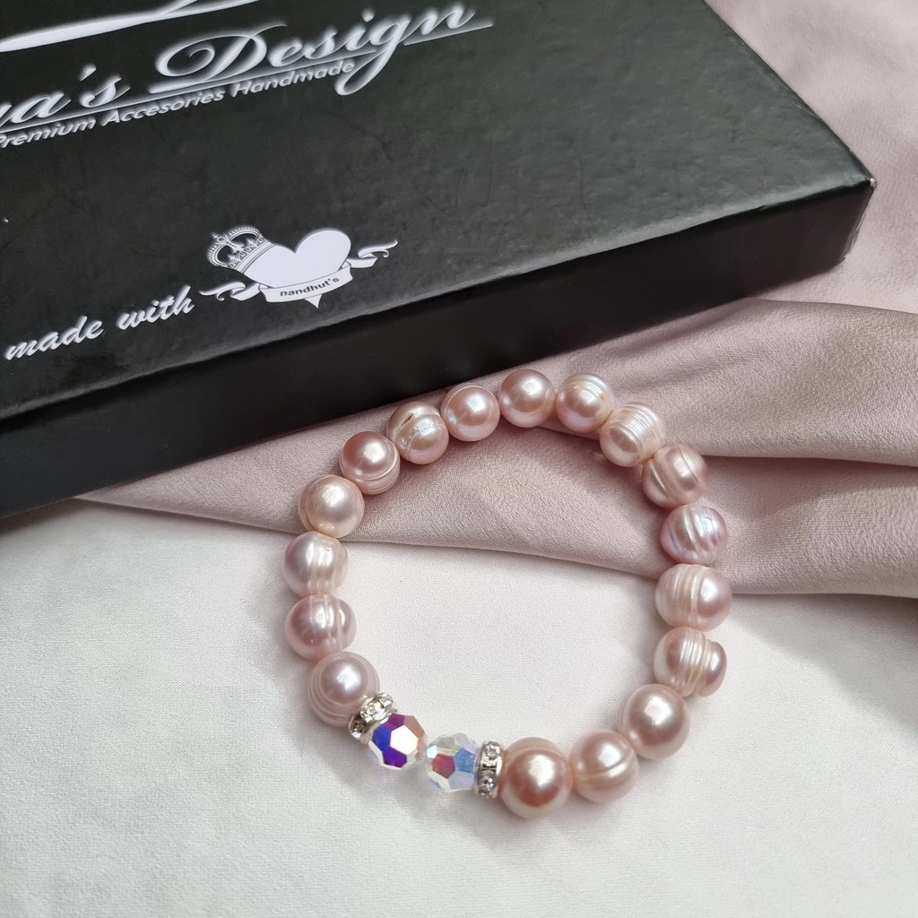 GELANG MUTIARA LAVENDER 2