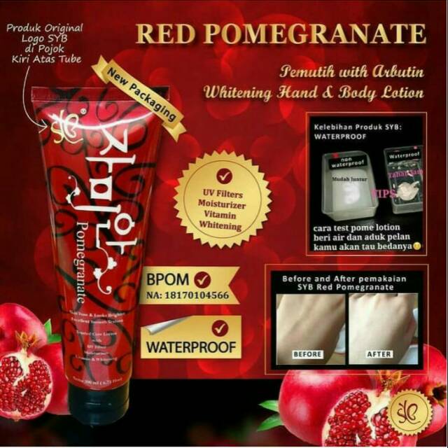 Lotion redpome bpom