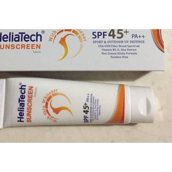 ➬ Heliatech Sunscreen SPF 45+ Lotion ✧