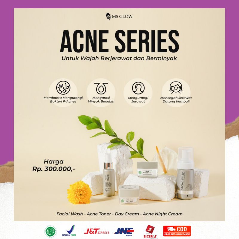 MS GLOW PAKET ACNE