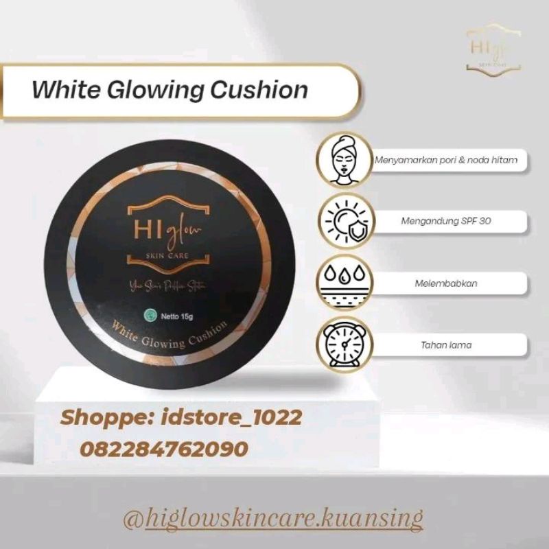 WHITE GLOWING CUSHION