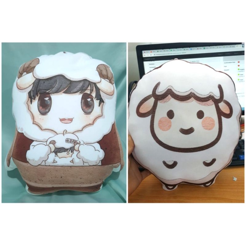 bantal boneka custom gambar