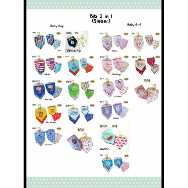 Bib 2 in 1 (Sleber)