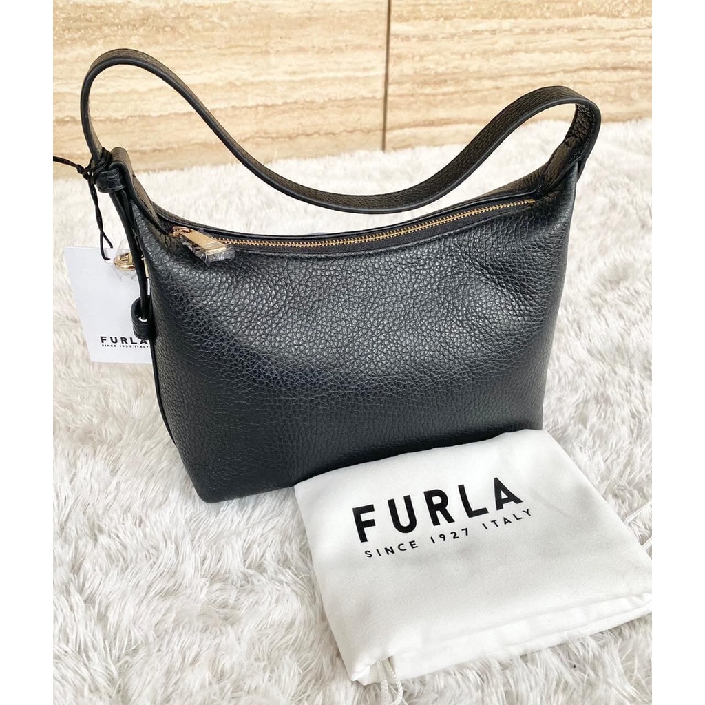 Furla Net Mini Hobo Leather