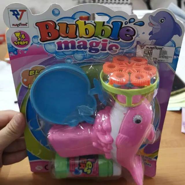 Mainan Bubble Magic 6 mata gelembung udara