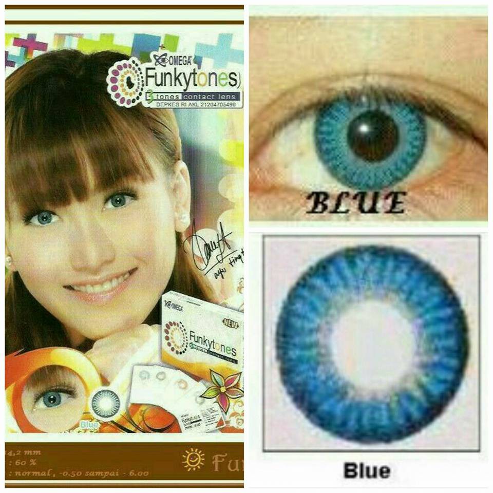 softlens  funkytones blue